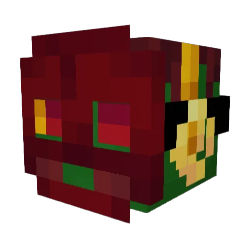 TheLazyboy54 Minecraft avatar head, 3D render