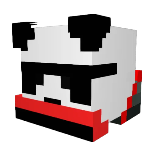TheLedop Minecraft avatar head, 3D render