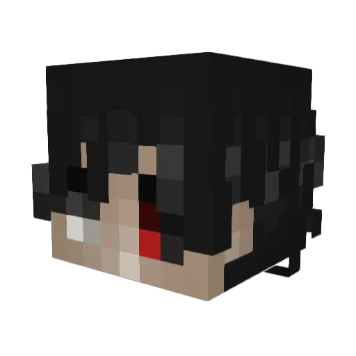 TheLegacylive Minecraft avatar head, 3D render