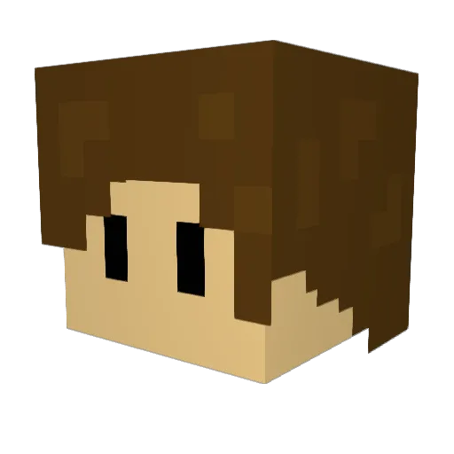 TheLegendKidd Minecraft avatar head, 3D render
