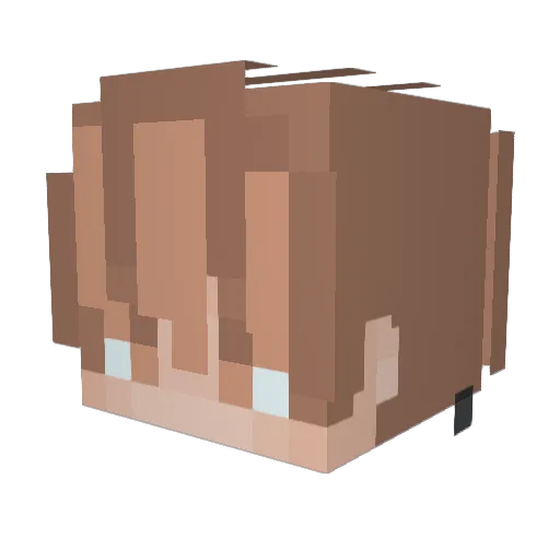 TheLegend_ZX Minecraft avatar head, 3D render