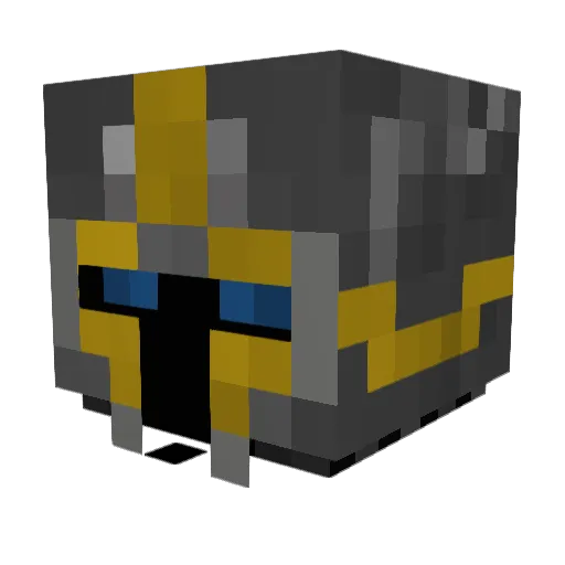 TheLegends9 Minecraft avatar head, 3D render
