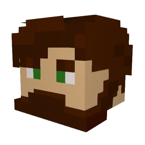 TheLemonArsonist Minecraft avatar head, 3D render