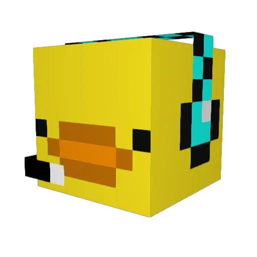 TheLemonDuck Minecraft avatar head, 3D render