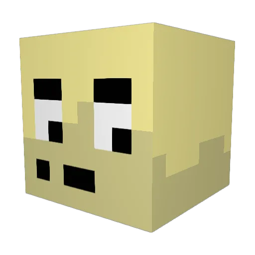 TheLettuceQuo Minecraft avatar head, 3D render