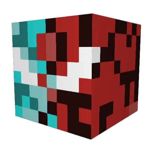 TheLexik Minecraft avatar head, 3D render