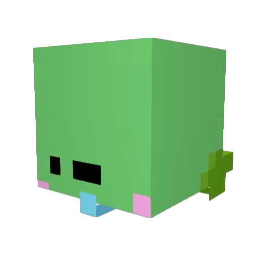 TheLgg_ Minecraft avatar head, 3D render