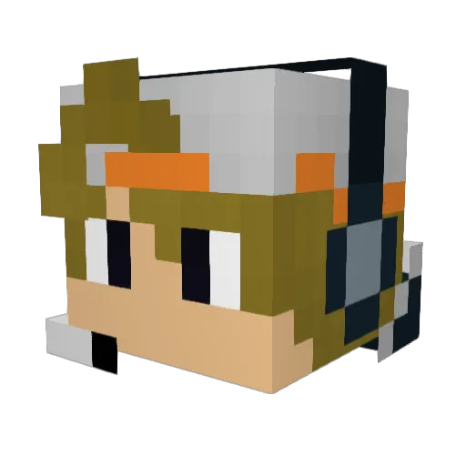 TheLilKleenex Minecraft avatar head, 3D render