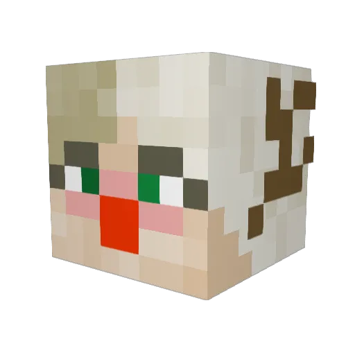 TheLiquidYT Minecraft avatar head, 3D render