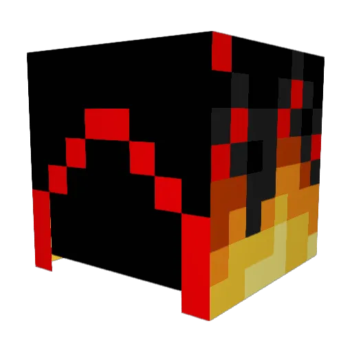 TheLittleCreator Minecraft avatar head, 3D render