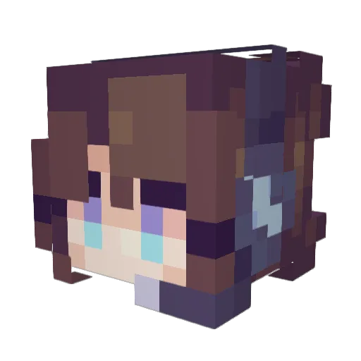 TheLittlePolar Minecraft avatar head, 3D render
