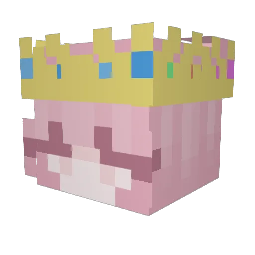 TheLivinator Minecraft avatar head, 3D render