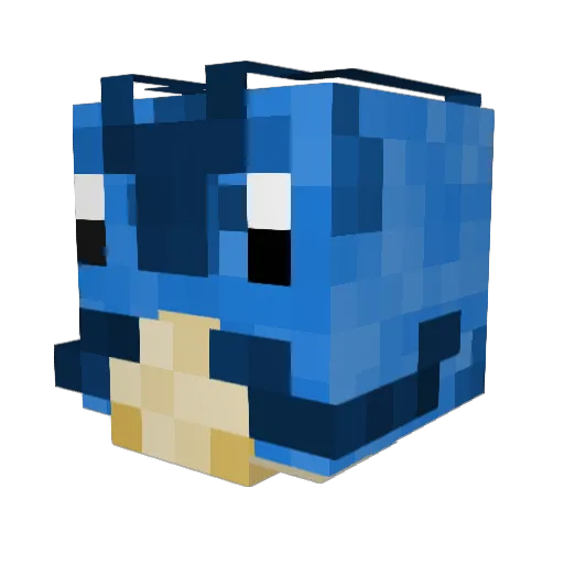 TheLobster898 Minecraft avatar head, 3D render