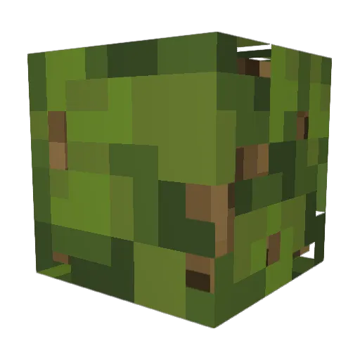 TheLog Minecraft avatar head, 3D render
