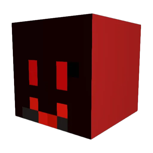 TheLoneGhost01 Minecraft avatar head, 3D render