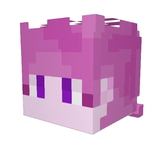 TheLonelyBennet Minecraft avatar head, 3D render