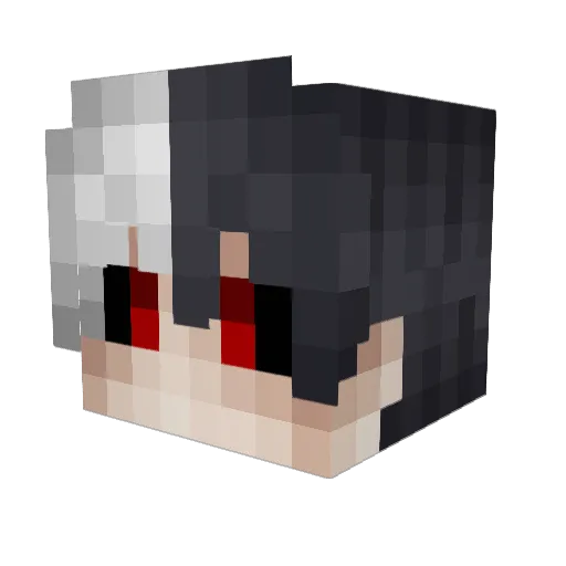 TheLorDzK Minecraft avatar head, 3D render