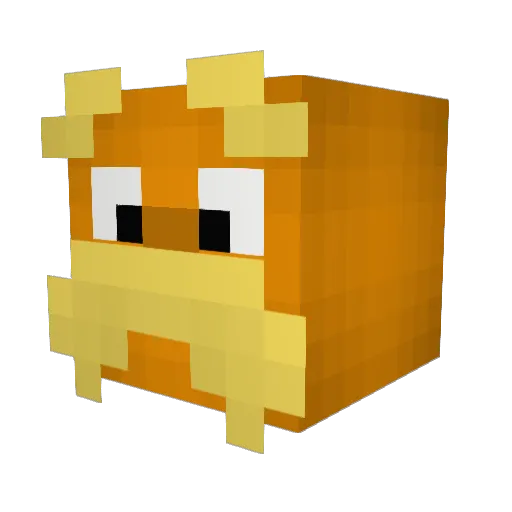 TheLorax09 Minecraft avatar head, 3D render