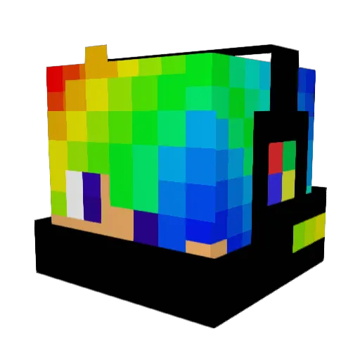 TheLordSwiggity Minecraft avatar head, 3D render