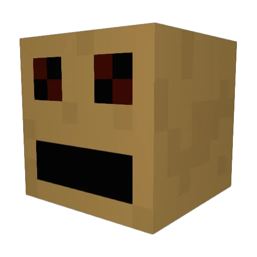 TheLordTom Minecraft avatar head, 3D render