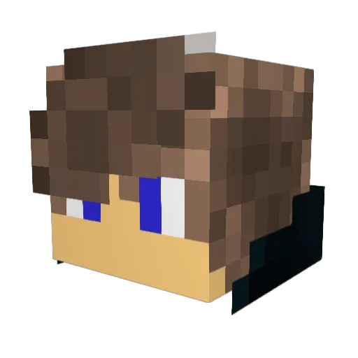 TheLordofDragon Minecraft avatar head, 3D render