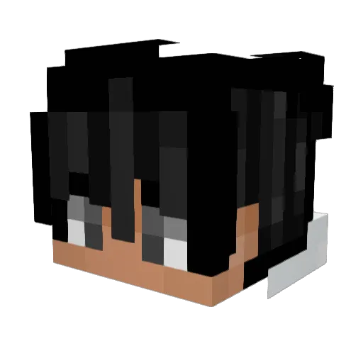 TheLostElephant Minecraft avatar head, 3D render