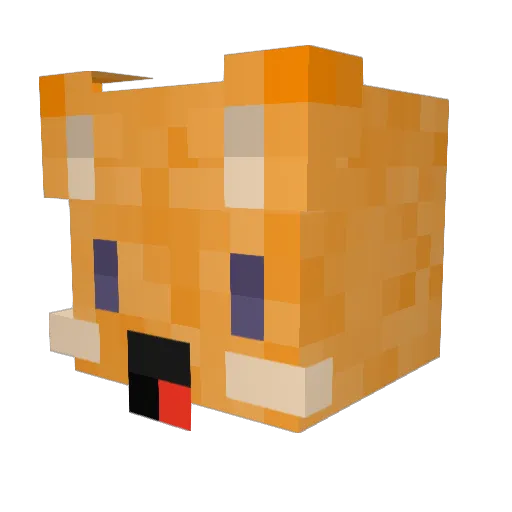TheLouisXD Minecraft avatar head, 3D render
