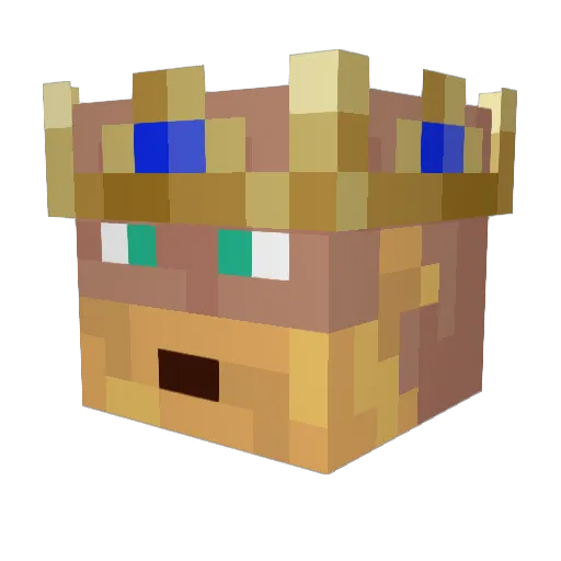 TheLoveForBeatz Minecraft avatar head, 3D render