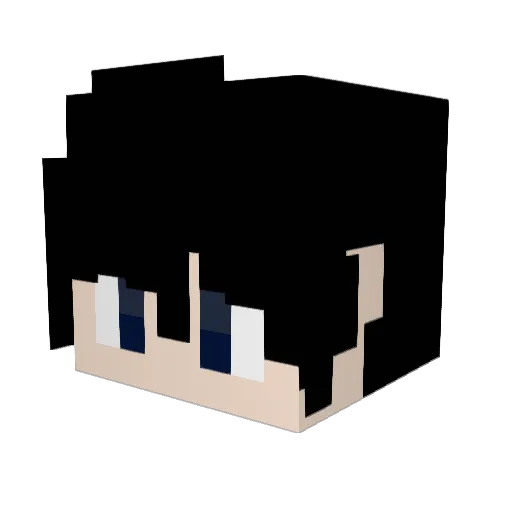 TheLoveKitten Minecraft avatar head, 3D render