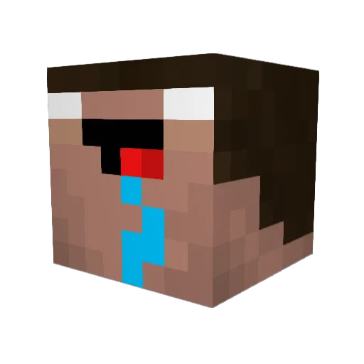 TheLucisking Minecraft avatar head, 3D render