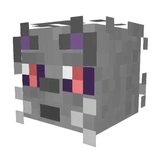 TheLuckCatlord Minecraft avatar head, 3D render