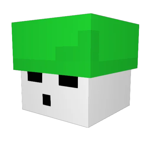 TheLuckyDuck138 Minecraft avatar head, 3D render