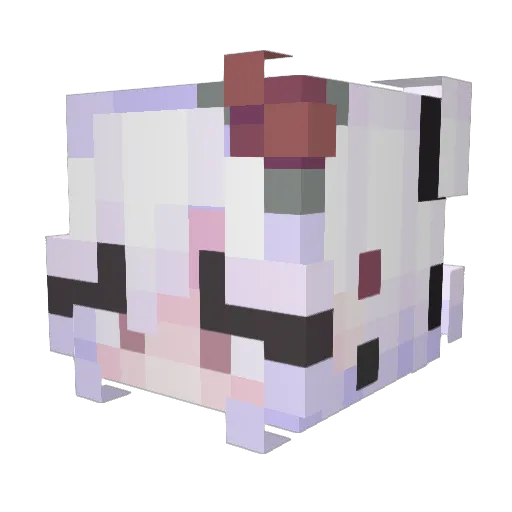 TheLunaSky Minecraft avatar head, 3D render