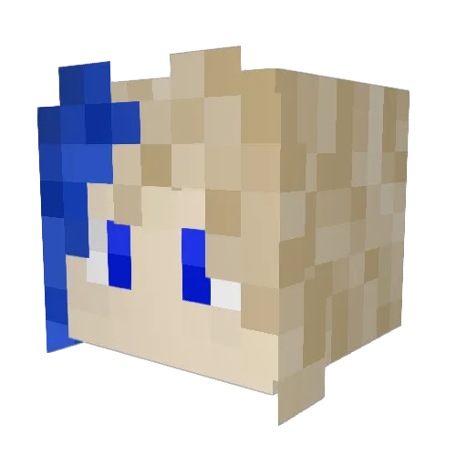 TheLunarTide Minecraft avatar head, 3D render