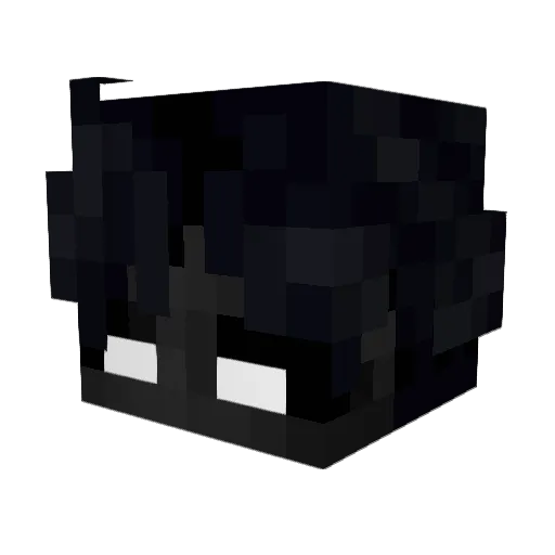 TheLurkingShadow Minecraft avatar head, 3D render