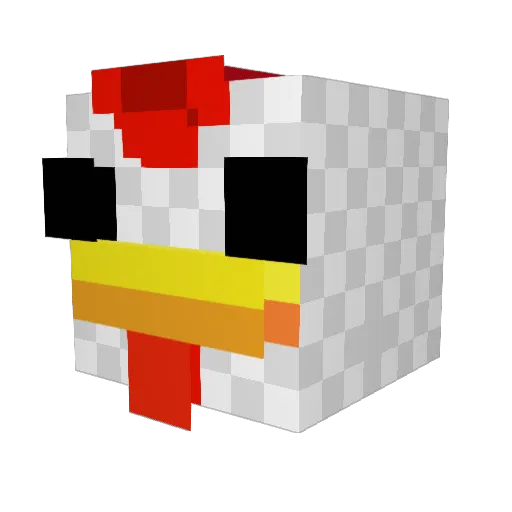 TheLysman Minecraft avatar head, 3D render