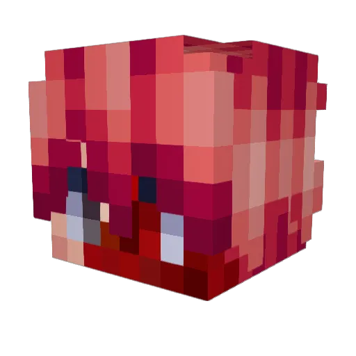 TheLyssGamer Minecraft avatar head, 3D render