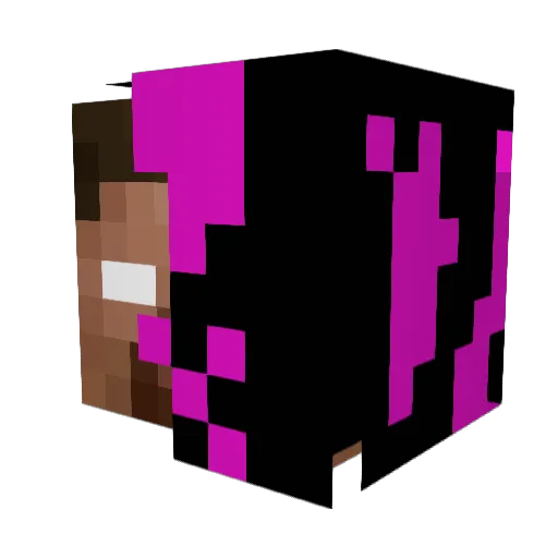 TheM3ntal1st_ Minecraft avatar head, 3D render
