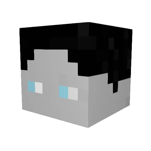 TheMASTERpeex Minecraft avatar head, 3D render