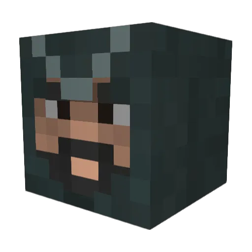 TheMacCrafter Minecraft avatar head, 3D render