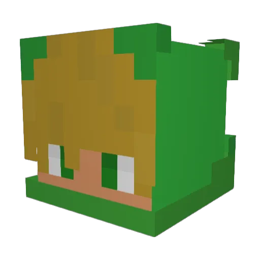TheMadSam Minecraft avatar head, 3D render