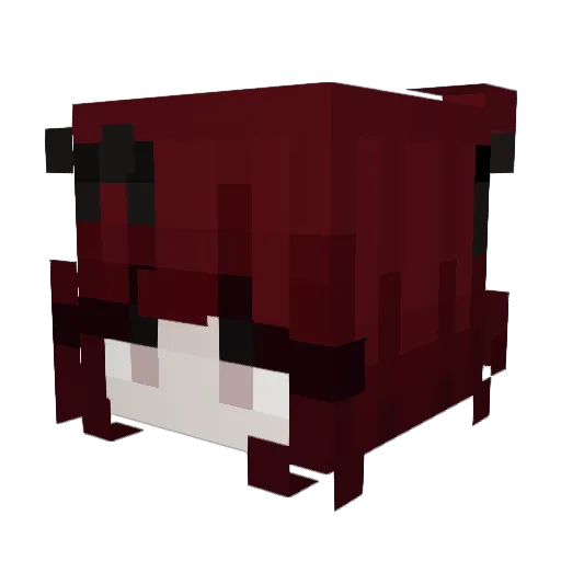 TheMadman777 Minecraft avatar head, 3D render