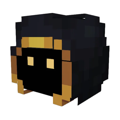TheMage Minecraft avatar head, 3D render