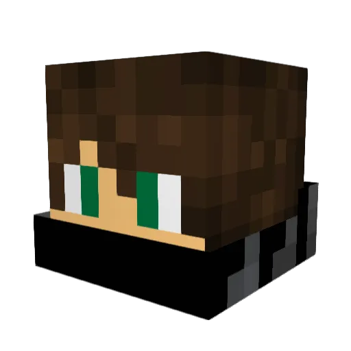 TheMagic Minecraft avatar head, 3D render