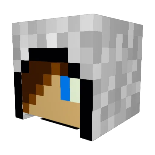 TheMagicGamer5 Minecraft avatar head, 3D render