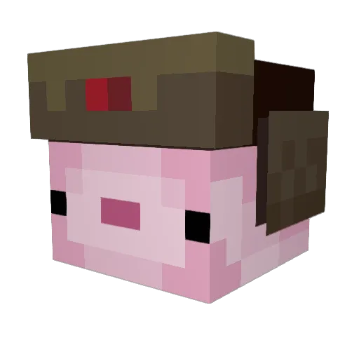TheMagicJedi Minecraft avatar head, 3D render