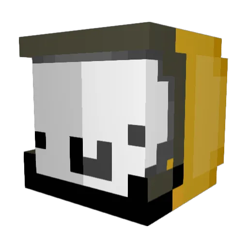 TheMagicMagpie1 Minecraft avatar head, 3D render