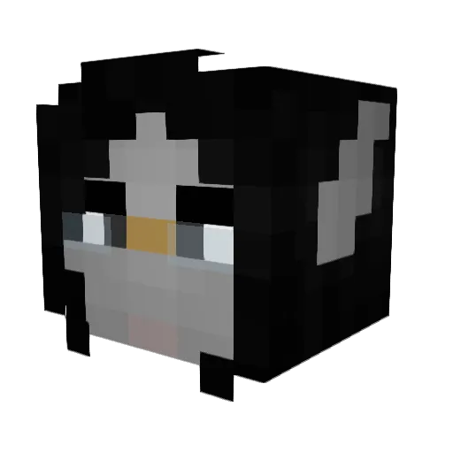 TheMagicPlugin Minecraft avatar head, 3D render