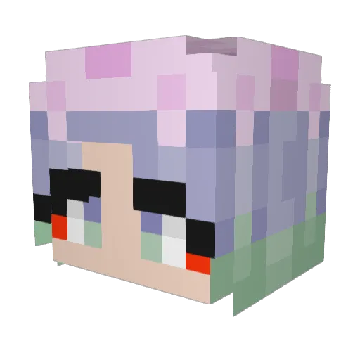 TheMagikalMudkip Minecraft avatar head, 3D render