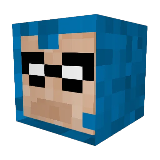 TheMagnusEffect Minecraft avatar head, 3D render